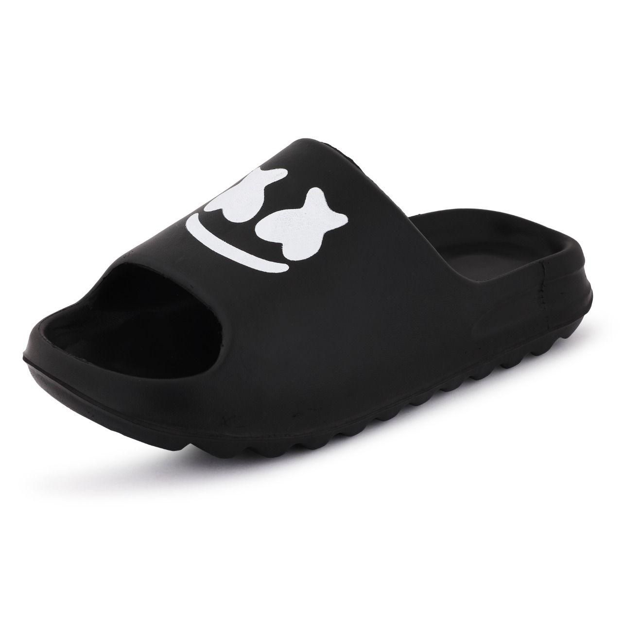 Monex Stylist Black Slider For Men