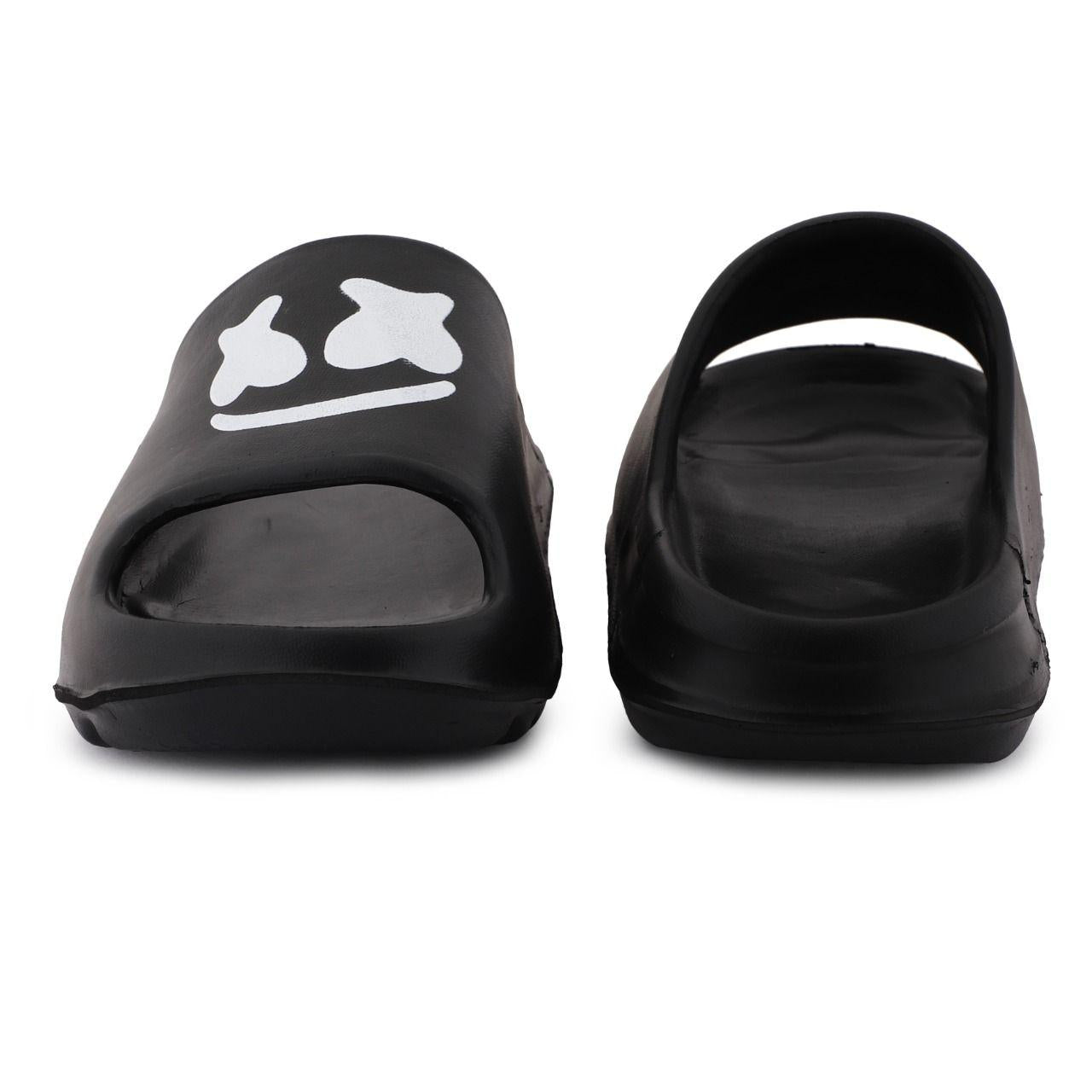 Monex Stylist Black Slider For Men